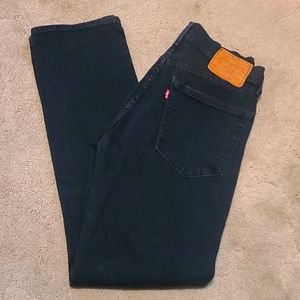 Men's Black Levis 505 30X32